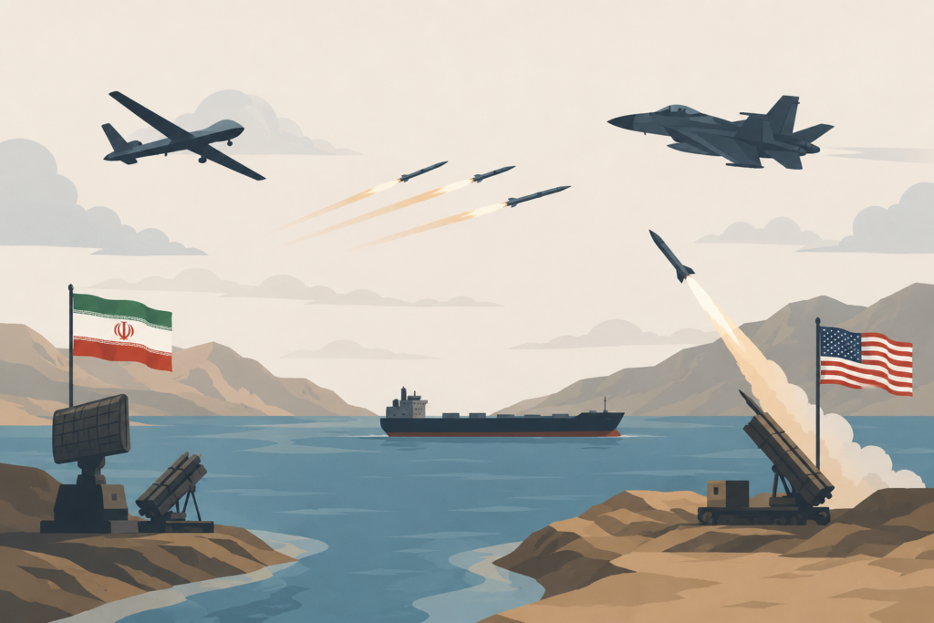 Mareykanka oo Weeraray Goobo ku Yaalla Iran Kadib Markii Iran Dirtay Drones Dhanka Marinka Hormuz